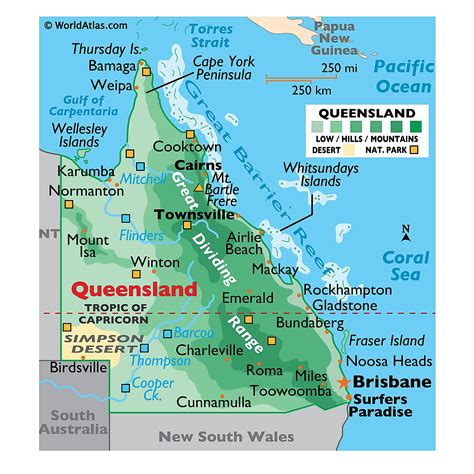 queensland australia mappa